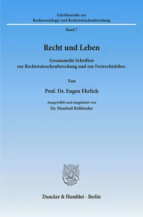 Recht und Leben.
