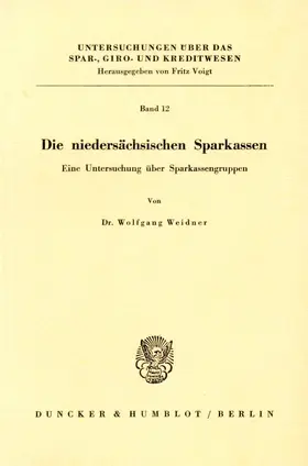 Die niedersächsischen Sparkassen.