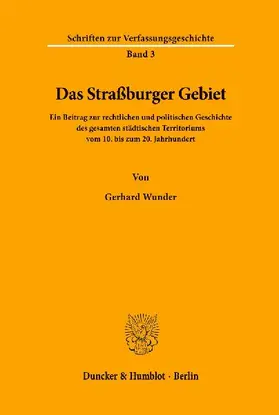 Das Straßburger Gebiet.