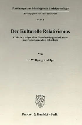 Der Kulturelle Relativismus.