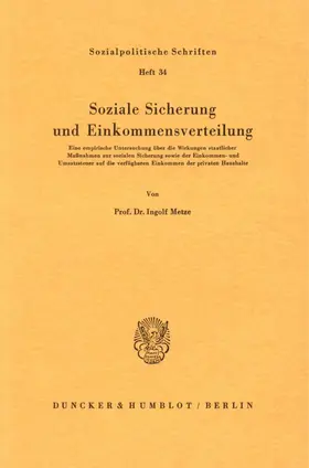 Soziale Sicherung und Einkommensverteilung.