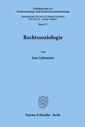 Rechtssoziologie.
