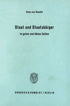 Staat und Staatsbürger