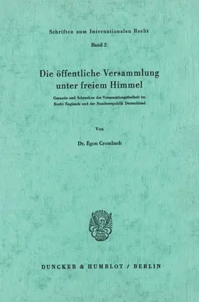 Die öffentliche Versammlung unter freiem Himmel.