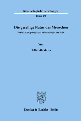 Die gesellige Natur des Menschen.