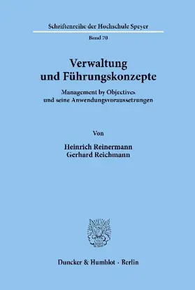 Verwaltung und Führungskonzepte.