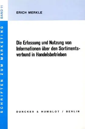 Die Erfassung und Nutzung von Informationen über den Sortimentsverbund in Handelsbetrieben.