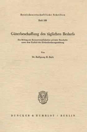 Güterbeschaffung des täglichen Bedarfs.