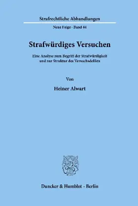 Strafwürdiges Versuchen.