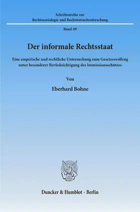 Der informale Rechtsstaat.