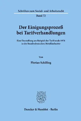 Der Einigungsprozeß bei Tarifverhandlungen.
