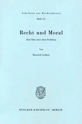 Recht und Moral.