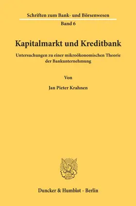 Kapitalmarkt und Kreditbank.