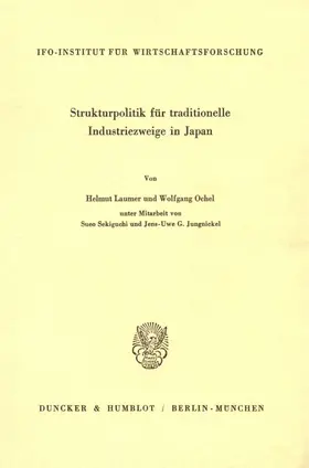 Strukturpolitik für traditionelle Industriezweige in Japan.