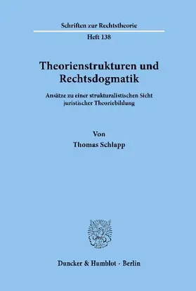 Theorienstrukturen und Rechtsdogmatik.