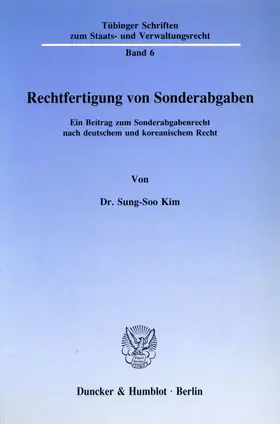 Rechtfertigung von Sonderabgaben