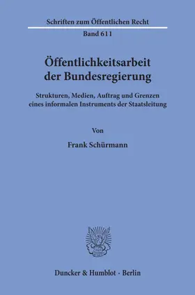 Öffentlichkeitsarbeit der Bundesregierung.