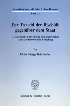 Der Treueid der Bischöfe gegenüber dem Staat.