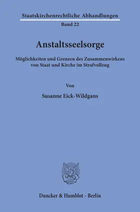 Anstaltsseelsorge.