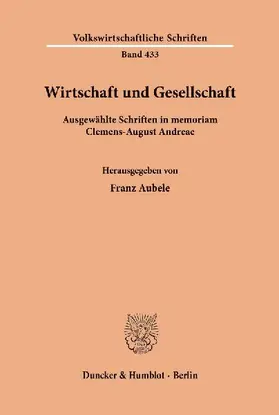 Wirtschaft und Gesellschaft.