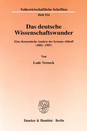 Das deutsche Wissenschaftswunder.
