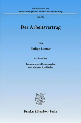 Der Arbeitsvertrag.