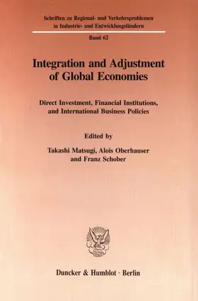 Integration and Adjustment of Global Economies.