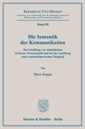 Die Semantik der Kommunikation.