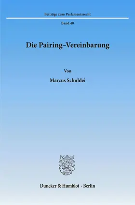 Die Pairing-Vereinbarung