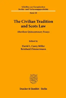 The Civilian Tradition and Scots Law.