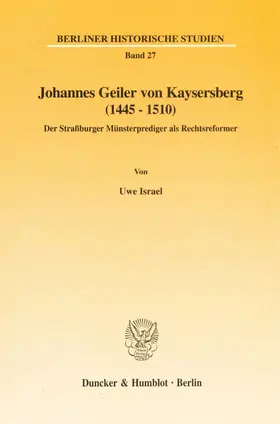Johannes Geiler von Kaysersberg (1445–1510).