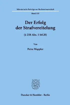 Der Erfolg der Strafvereitelung
