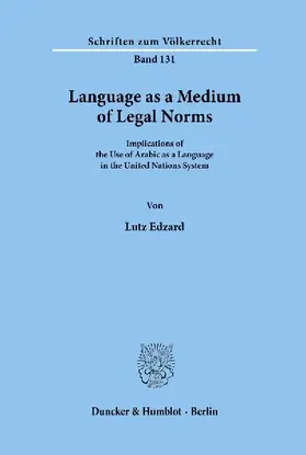 Language as a Medium of Legal Norms.