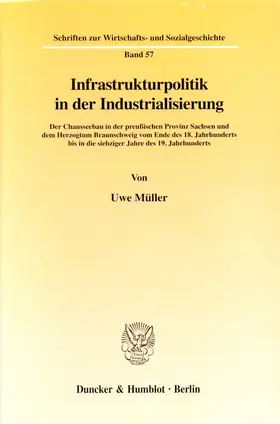 Infrastrukturpolitik in der Industrialisierung.