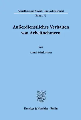 Außerdienstliches Verhalten von Arbeitnehmern.
