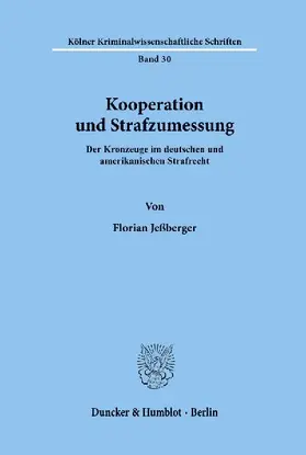Kooperation und Strafzumessung.
