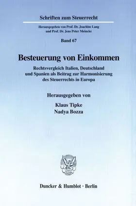 Besteuerung von Einkommen.