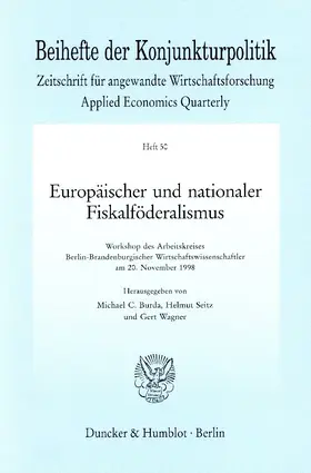 Europäischer und nationaler Fiskalföderalismus.