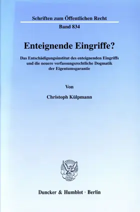 Enteignende Eingriffe?