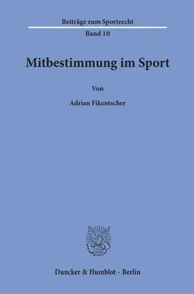 Mitbestimmung im Sport.