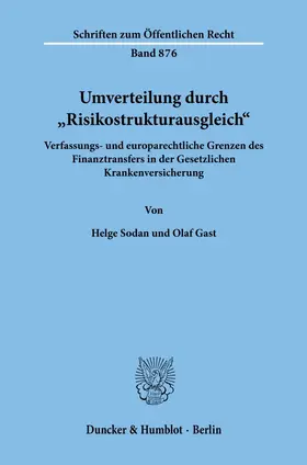 Umverteilung durch "Risikostrukturausgleich«.