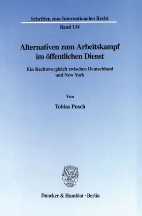 Alternativen zum Arbeitskampf im öffentlichen Dienst.