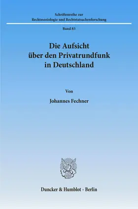 Die Aufsicht über den Privatrundfunk in Deutschland.