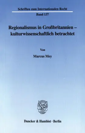 Regionalismus in Großbritannien - kulturwissenschaftlich betrachtet.