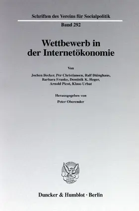 Wettbewerb in der Internetökonomie.