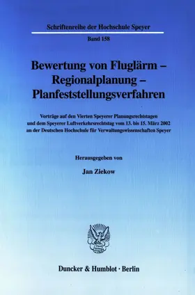 Bewertung von Fluglärm - Regionalplanung - Planfeststellungsverfahren.