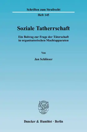 Soziale Tatherrschaft.