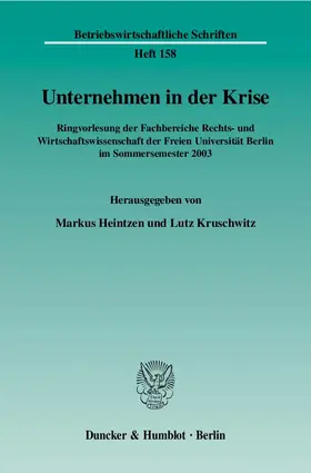 Unternehmen in der Krise