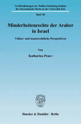 Minderheitenrechte der Araber in Israel.