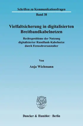 Vielfaltsicherung in digitalisierten Breitbandkabelnetzen.